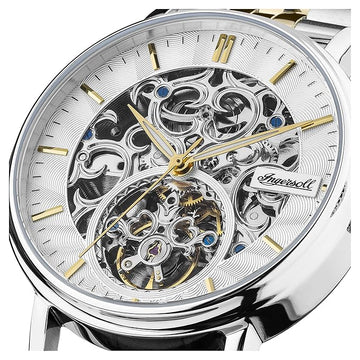 Ingersoll 1892 The Charles Automatic White Skeleton Dial Men's Watch | I05806 | Time Watch Specialists
